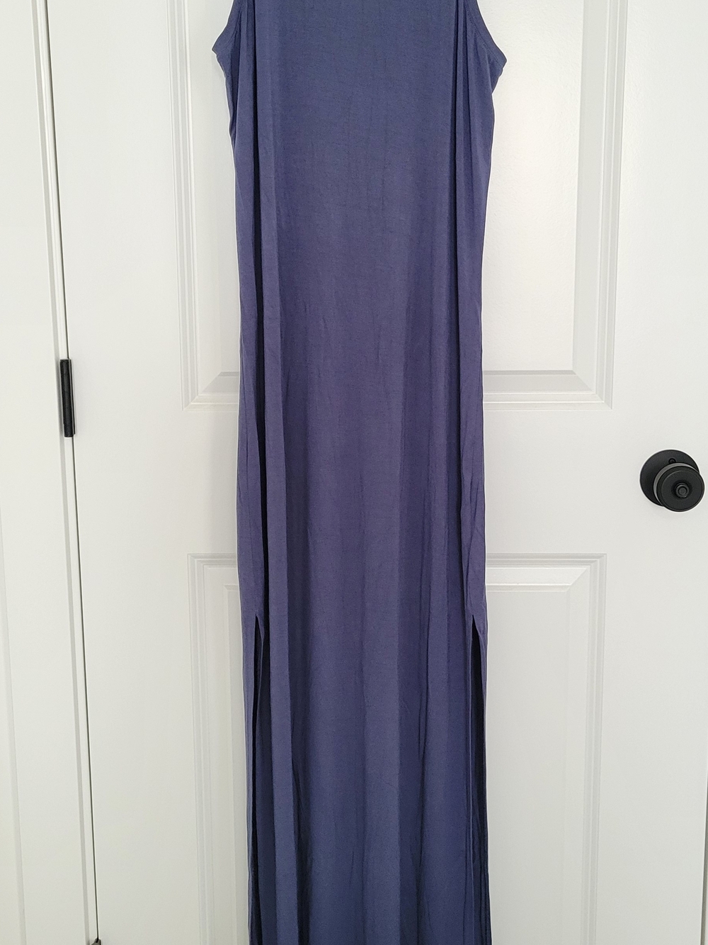 Express Navy Blue V-Neck Tank Top